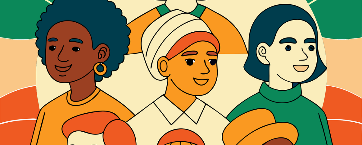 L'image représente des portraits de jeunes